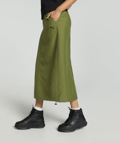 Puma Polyester Western Skirt Olive Green