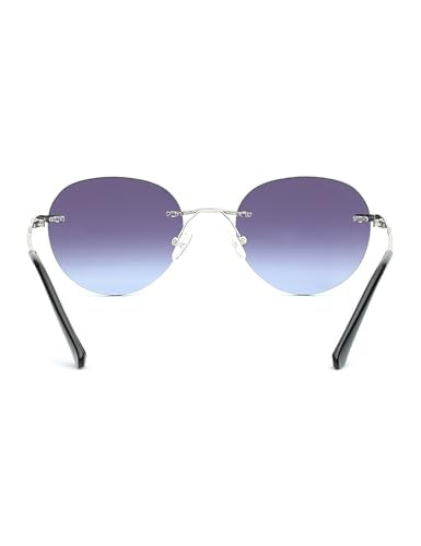 Fastrack Sunglasses |ROUND Silver |UV protected | Medium