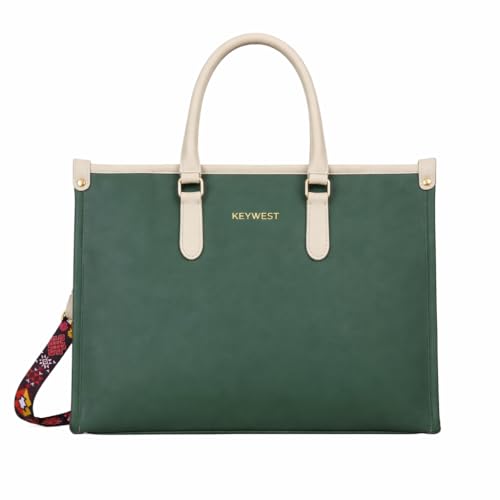 Keywest Women's Voyage Luxe Tote Handbag for Women | Hobo Bag for Work | Ladies Purse | Stylish Shoulder Bag | Gift For Women | Green