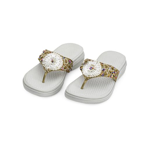 Indifeet Doctor Chappals for Women, Women's Orthopedic Stylish Slippers Footwear, Ladies Fancy Soft Sandal Slipper, Woman Latest Casual Thong Chappal, Lady Fashion Best Daily Use Sandals, Brown