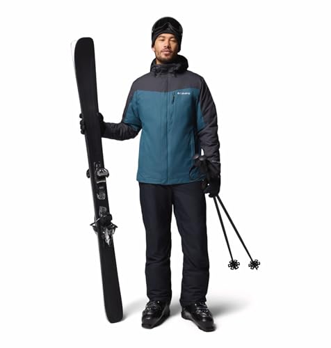 Columbia Men Teal OmniHeat Reflective Whirlibird V Interchangeable Jacket, L