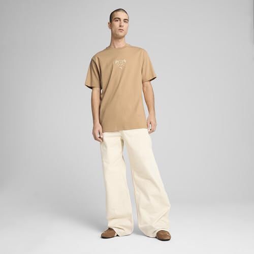 Puma Men's Oversized Fit T-Shirt (630269_Warm Beige