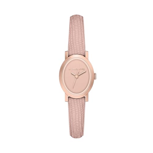 Michael Kors Maude Pink Quartz Leather Watch MK7587