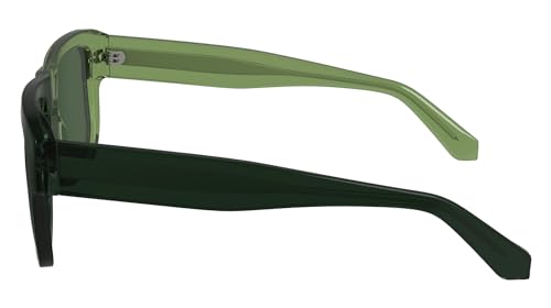 CALVIN KLEIN Men's CKJ24607S Sunglasses, Green to Dark Green, One Size, Green to Dark Green, One Size