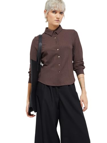 Max Women's Regular Fit Shirt (PA25SHRT08_Brown
