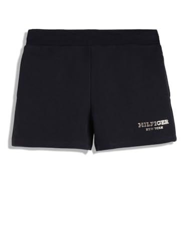 Tommy Hilfiger Girls Regular Fit Logo Mid Rise Shorts Blue