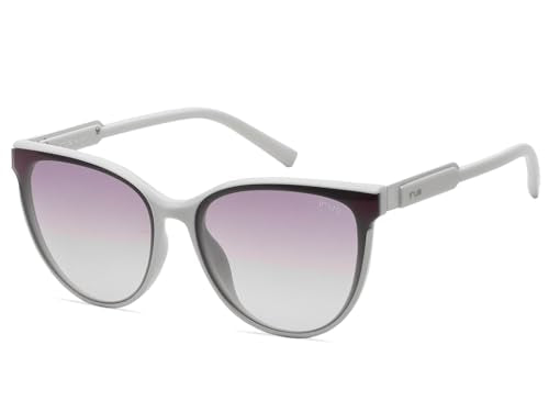 IRUS Women Oval sunglasses | 100% UV protection | Large Size | Grey Gradient Polycarbonate lens