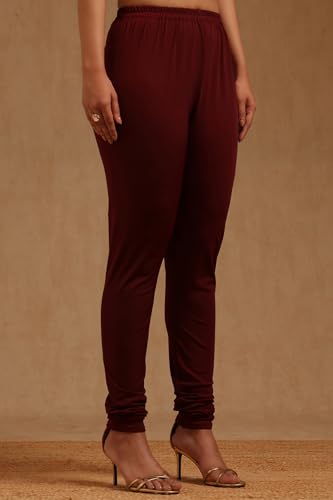 Soch Womens Maroon Georgette Solid Suit Set