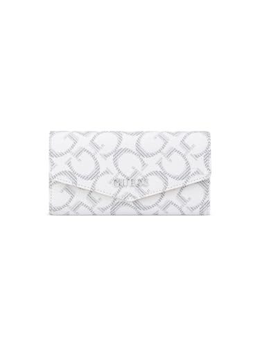 GUESS White Printed Granby Envelope Wallet