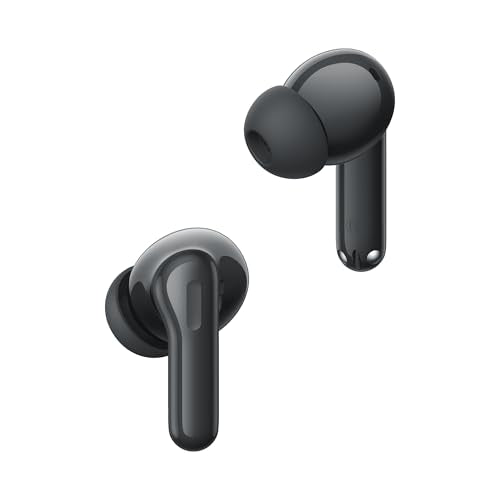 realme Buds T200 True Wireless Earbuds with Hi-Res Audio, 12.4mm Dynamic Bass Drivers, 32 dB ANC, Quad Mic, 45ms Latency, Upto 50 Hrs Playback, Fast Charge, IP55 Rated, BT 5.4 (Mystic Grey)