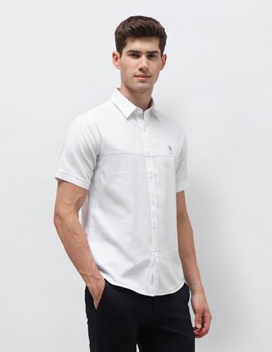 U.S.Polo Association Men's Twill Regular Fit Shirt