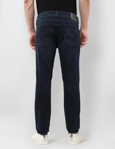 U.S. Polo Assn. Denim Co. Men's Brandon Slim Tapered Fit Blue Jeans (UDJEN2032_Dark Blue_40)