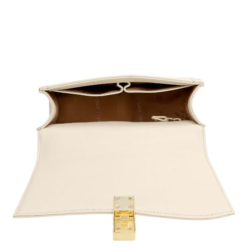Da Milano Leather Satchel Bag for Women - Marshmallow White (LB-01516A-OL)