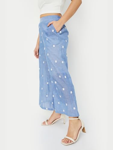 Max Women's Regular Trousers (SEA12_Blue