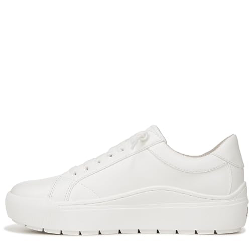 Dr. Scholl's Shoes Womens Time Off Go, White Smooth, 6.5