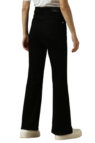 Women Black Regular Fit Dark Wash Jeans