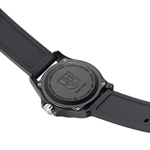 Luminox - G Collection Manta Ray Steel X2.2401 - Mens Watch 45mm - Divers Watch with Silver Case Black Dial Grey Numbers Date Function - 100m Water Resistant - Mens Watches - Swiss Made.