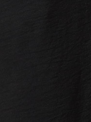 Max Women Solid Wide Leg Cargos (Black_XL)