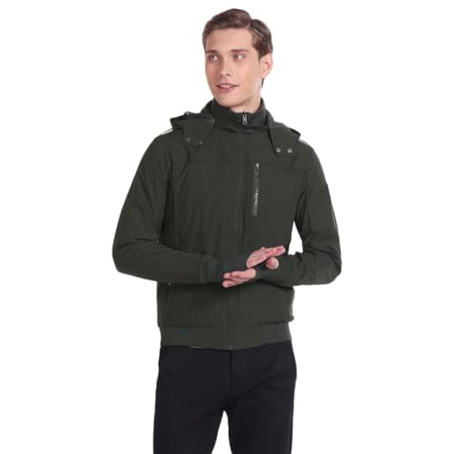 U.S. Polo Assn. Men's A-Line Coat (USJCK0409_Olive