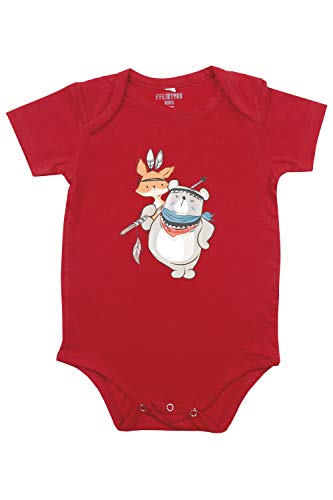 Fflirtygo Baby Wear Cotton Jumpsuit/Infants Rompers Half Sleeves/Body Suit Multi-Color Romper for Baby Boys and Girls Set of 5Pcs Combo Pack
