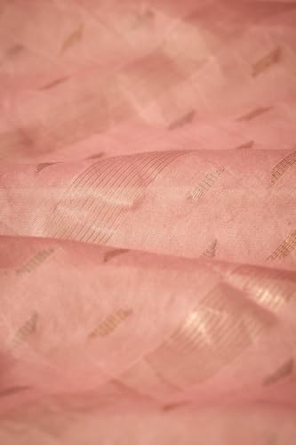 Taneira Light Pink Bengal Pure Silk Cotton Jamdani SareeWith Unstitched Blouse(SAPH01AA6860-Light Pink)