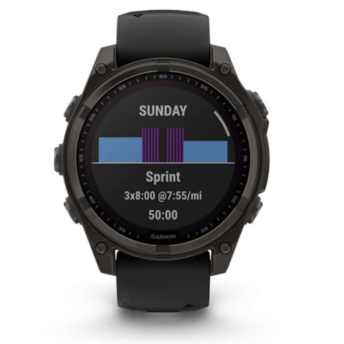 Garmin Fenix 8 47mm,AMOLED,Saph,CrbnGryTi/Blk,Blk/PebbleGryBnd
