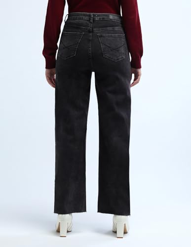 U.S. POLO ASSN. Women's Loose Jeans (UWAW24JEN236 Dark Grey