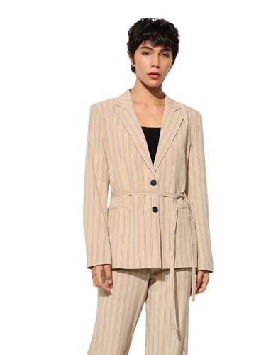 ONLY Women's Tailored Fit Beige Blazer