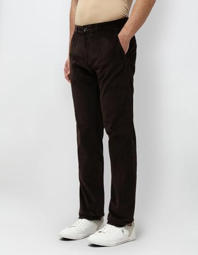 U.S.Polo ASSN. Men's Straight Casual Pants (USTRO070R_Choco