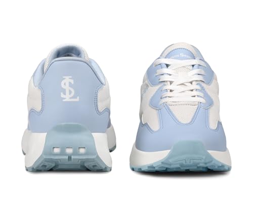 LOUIS STITCH Women’s Frost Blue Lightweight Athleisure Sport Shoes | Lightweight Casual Sneakers | Sporty Lace-Up Sneaker and Athleisure Wear| Perfect for Casual, Gym & Travel Wear | LSLD-AT-RF01 | UK-7