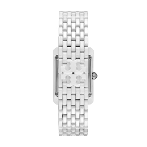 Tory Burch Women's Eleanor Stainless Steel Bracelet Watch, White