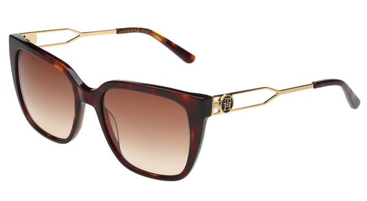 Tommy Hilfiger Women's Brown-Gold Sunglasses