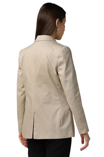 Van Heusen Women's Blazer (VWBZFRGFJ88623_Beige