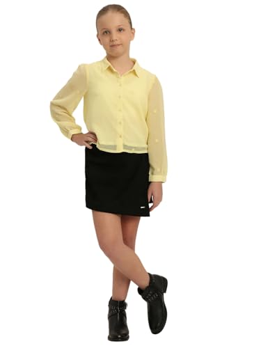 VERO MODA Girl Regular Fit Yellow Shirt