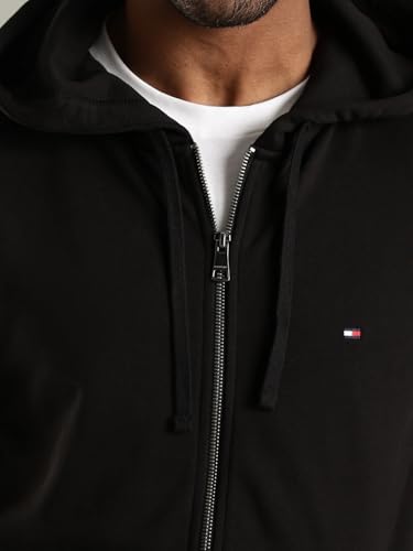 Tommy Hilfiger Men's A-Line Coat (S26HMHK014_Black_XS)