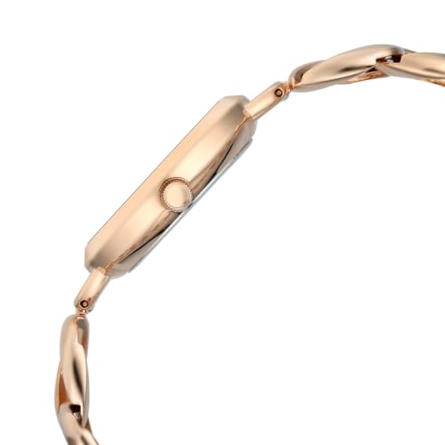 Titan Raga Unlocked Quartz 3 Hand Round Natural White Mother of Pearl Dial, IP Rose Gold Strap Watch for Women - 2826WM01