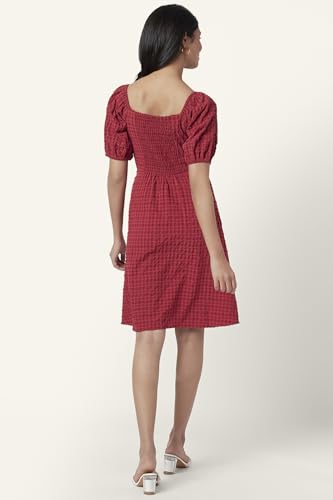 Women's Honey Rust Dress Slim Fit,Rust,2XL
