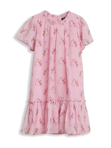 Allen Solly Girls Pink Print Casual Dress