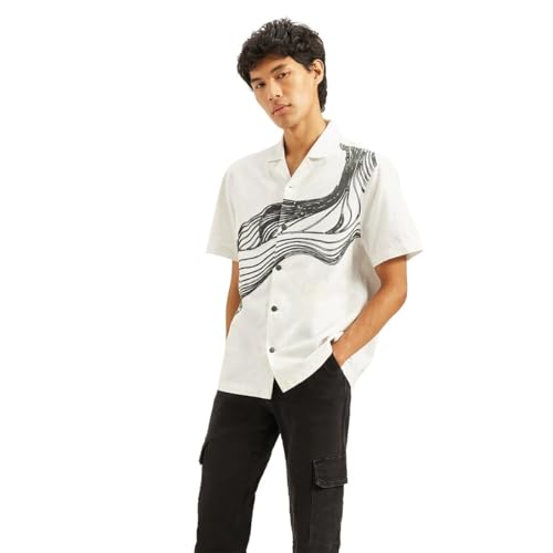 Levi's Men's Relaxed Fit Shirt (004JJ-0022_White