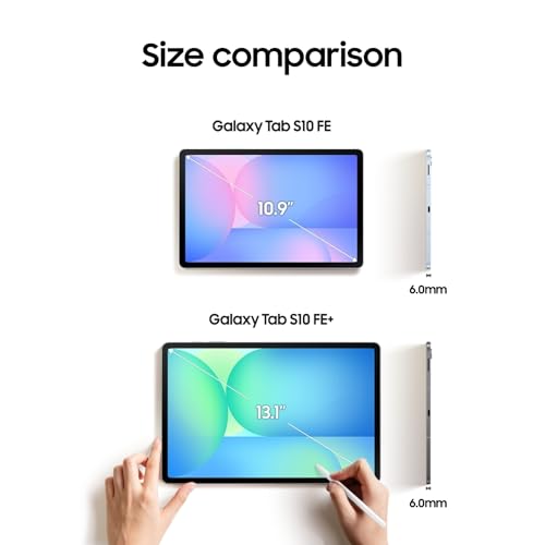 Samsung Galaxy Tab S10 FE, S Pen in-Box, 27.7 cm (10.9 inch) LCD Display, 8 GB RAM, 128 GB Storage, Wi-Fi Tablet, Blue