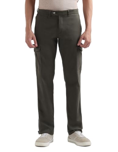 Arrow Sports Men's Regular Casual Pants (ASAKTR2562_Brown