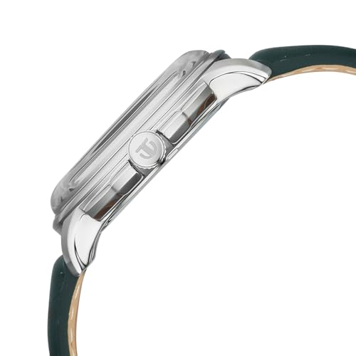 Titan Classique Four Eye Multifunction Analog with Green Dial Green Leather Strap Watch for Men - 90217SL02