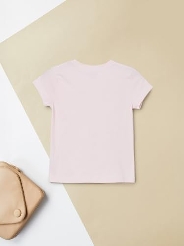 Max Girls Printed T-Shirt (Pink_14-16 Y)