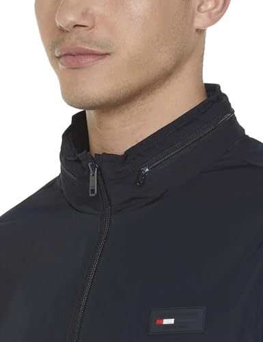U.S. POLO ASSN. Mens Transitional Jacket With Conceled Hood Full Sleeve Jackets (USJCKS028_NAVY_L)