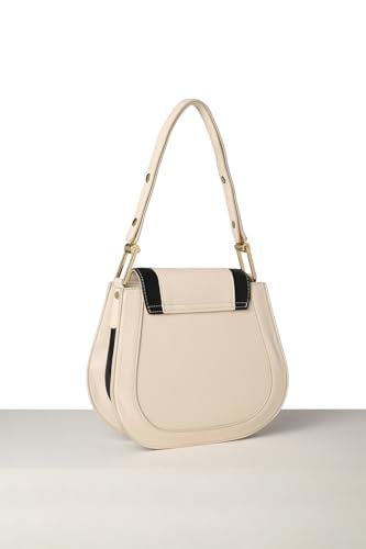 Women Beige Print Casual Sling Bag