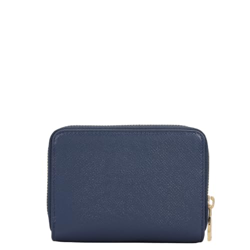 Da Milano Premium Leather Wallet for Women | Multi Compartment Travel Wallet - Twilight Blue