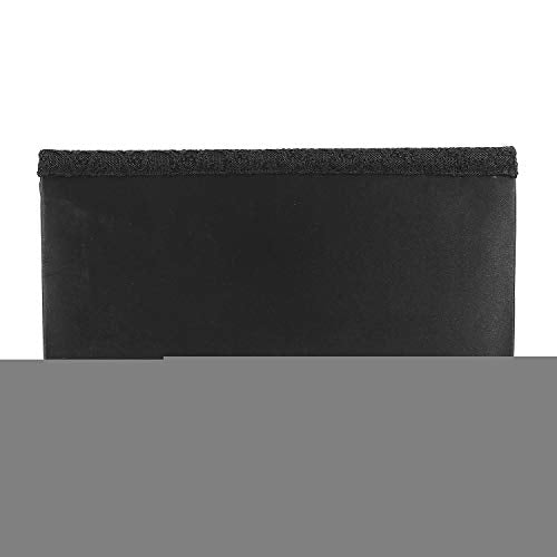 Mochi Womens Synthetic Black Envelope Clutch (One Size)