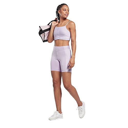 Reebok Womens Yoga Hr Rib Short Purple
