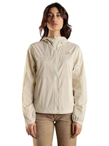 Regular Fit Nylon Hooded Neck Windcheater Jacket