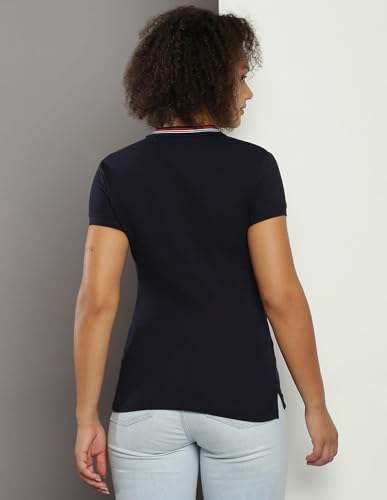 Tommy Hilfiger Womens Blue Color T-Shirt (XS)